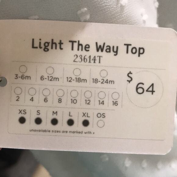 NEW Matilda Jane Light the Way Peasant Textured Button Down Cream Blouse Size M - Picture 6 of 8